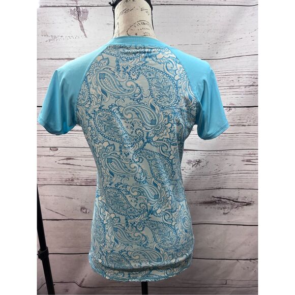 LRD Performance size‎ medium blue and white top - 3342 - Picture 2 of 3